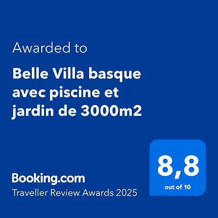 Belle Villa Basque Avec Piscine Et Jardin De 3000M2 Saint-Jean-de-Luz Ngoại thất bức ảnh